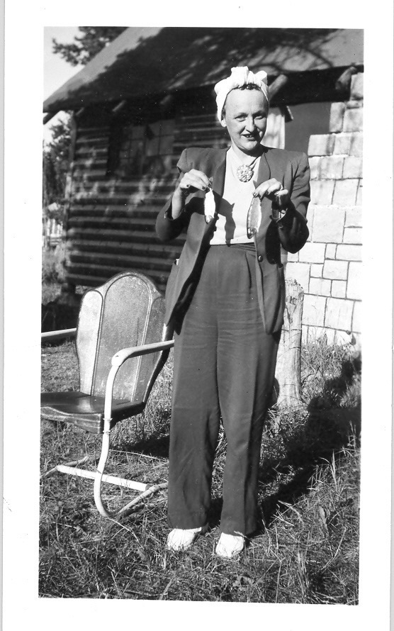 Sally Showing her Great Catch